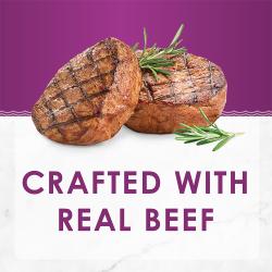 elaborado con carne real de res