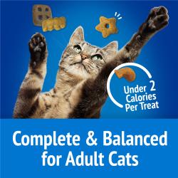 Complete & Balanced for Adult Cats. Under 2 Calories Per Treat.