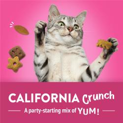 California Crunch. Una mezcla deliciosa que pone la fiesta en marcha.