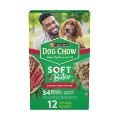 Purina Dog Chow Soft Bites Grilled Steak Flavor Soft Dog Food