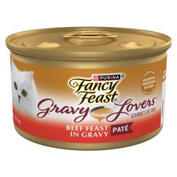 Purina Fancy Feast Gravy Lovers Beef Feast Paté in Gravy Wet Cat Food