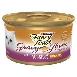 Alimento húmedo para gatos Fancy Feast® Gravy Lovers™ de pollo en salsa con sabor a pollo asado