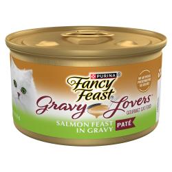 Alimento húmedo para gatos Purina Fancy Feast Gravy Lovers sabor a paté de salmón en salsa