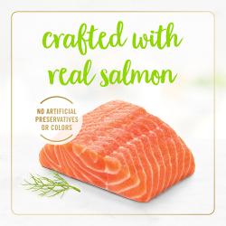 Elaborado con carne real de salmón