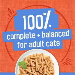 100% complete and balanced for adult cats.