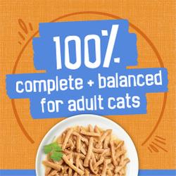 100% complete and balanced for adult cats.