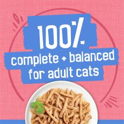 100% complete and balanced for adult cats.