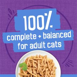 100% complete and balanced for adult cats.
