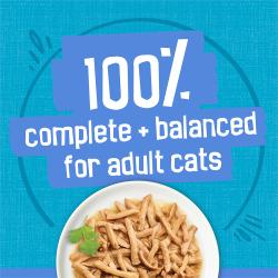 100% complete and balanced for adult cats.