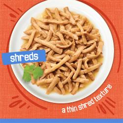 Shreds. A thin shred texture.