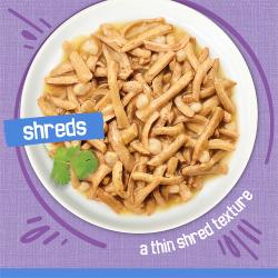 Shreds. A thin shred texture.