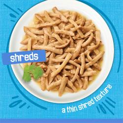 Shreds. A thin shred texture.