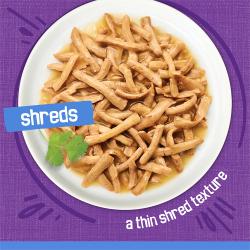 Shreds. A thin shred texture.