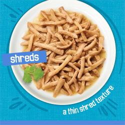 Shreds. A thin shred texture.