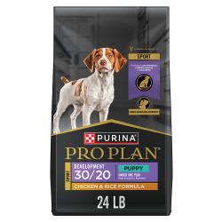 Alimento para cachorros sabor pollo y arroz Purina Pro Plan Sport