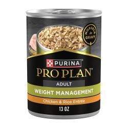 Alimento húmedo para perros Purina Pro Plan Control de peso con bocados de pollo y arroz en salsa
