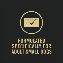 Formulado específicamente para perros adultos pequeños