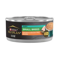 Pro Plan Puppy Small Breed Chicken & Brown Rice Entrée Wet Dog Food