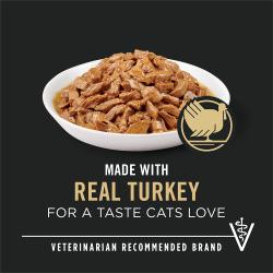 Hecho con carne real de pavo