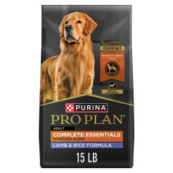 Fórmula combinada con trozos de cordero y arroz para perros adultos Purina Pro Plan Complete Essentials