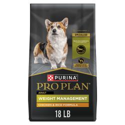 Purina Pro Plan Weight Management Dog Food Chicken and Rice Formula