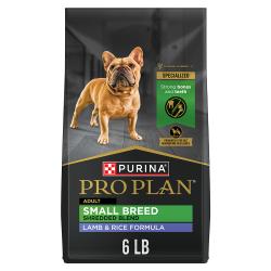 Alimento seco para perros con fórmula de cordero y arroz en trozos mezclados para adultos de razas pequeñas Pro Plan