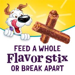 Feed a whole Flavor Stix or break apart