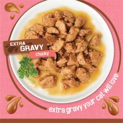 Salsa extra preparada con jugo de cocción que a tu gato le encantará