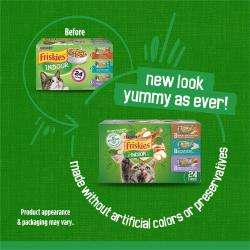 New look yummy as ever - no artificial colors or preservatives