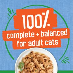 100% complete & balanced for adult cats