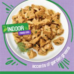 Indoor meaty bits accents of garden greens