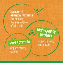 Includes all essential nutrients that support the maintenance of adult cats