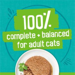 100% complete and balanced for adult cats