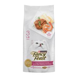 fancy feast dry filet seafood shrimp
