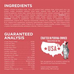 Purina ONE +Plus Indoor Advantage With Real Salmon Dry Cat Food ingredients