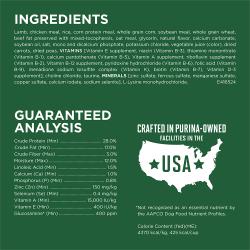 Ingredientes y análisis garantizado
