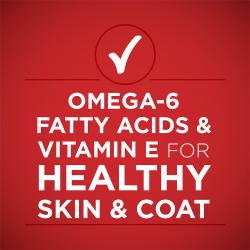 ácidos grasos omega-6 y vitamina E para una piel y un pelaje sanos