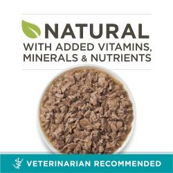 Natural cat food made with real turkey with added vitamins, minerals and nutrients