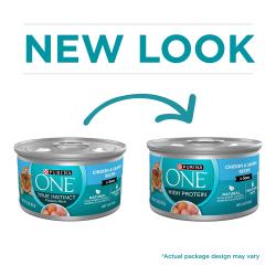 Purina ONE Natural, High Protein Cat Food, Chicken and Salmon Recipe in Sauce