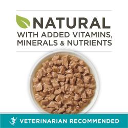 Natural cat food with added vitamins, minerals and nutrients