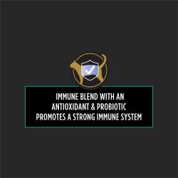 Contains a prebiotic and probiotic blend to support digestive and immune health cat health