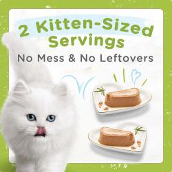 2 Kitten-Sized Servings, No Mess & No Leftovers