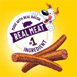 hecho con tocino real, la carne real es el primer ingrediente.