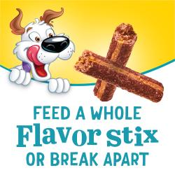 feed a whole flavor stick or break it apart