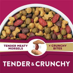 Tender meaty morsels plus crunchy bites