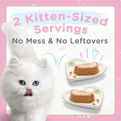 2 Kitten-Sized Servings, No Mess & No Leftovers