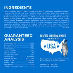 Purina ONE Plus Alta Proteína Comida Seca para Gatos Salmón y Pescado Blanco del Océano Fórmula para la Salud de la Piel y el Pelaje