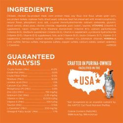 Purina ONE Alto en Proteínas, Peso Saludable Plus Peso Ideal Con Pollo Comida Seca para Gatos Fórmula de Control de Peso