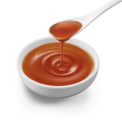 Friskies lil' gravies roasted chicken flavored cat food topper in bowl