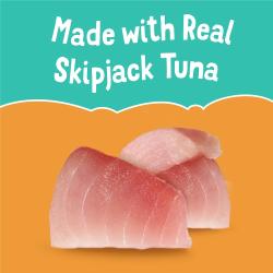 Friskies lil' soups with tuna in a velvety tuna broth made with skipjack tuna